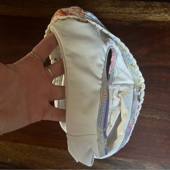 Zimmermann Pattie Spliced Bikini Bottom Swim Bathing Suit Floral NEW Girl Size 8 - Picture 5 of 5